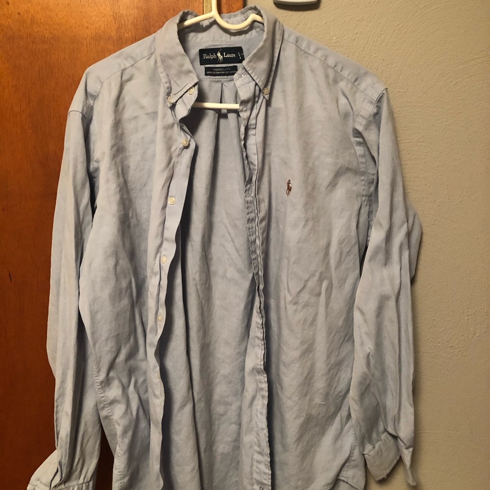 Polo Ralph Lauren Blue Casual Button Down